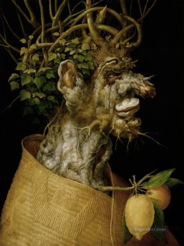 Naturaleza muerta clásica Painting - hombre de árbol Giuseppe Arcimboldo Bodegón clásico